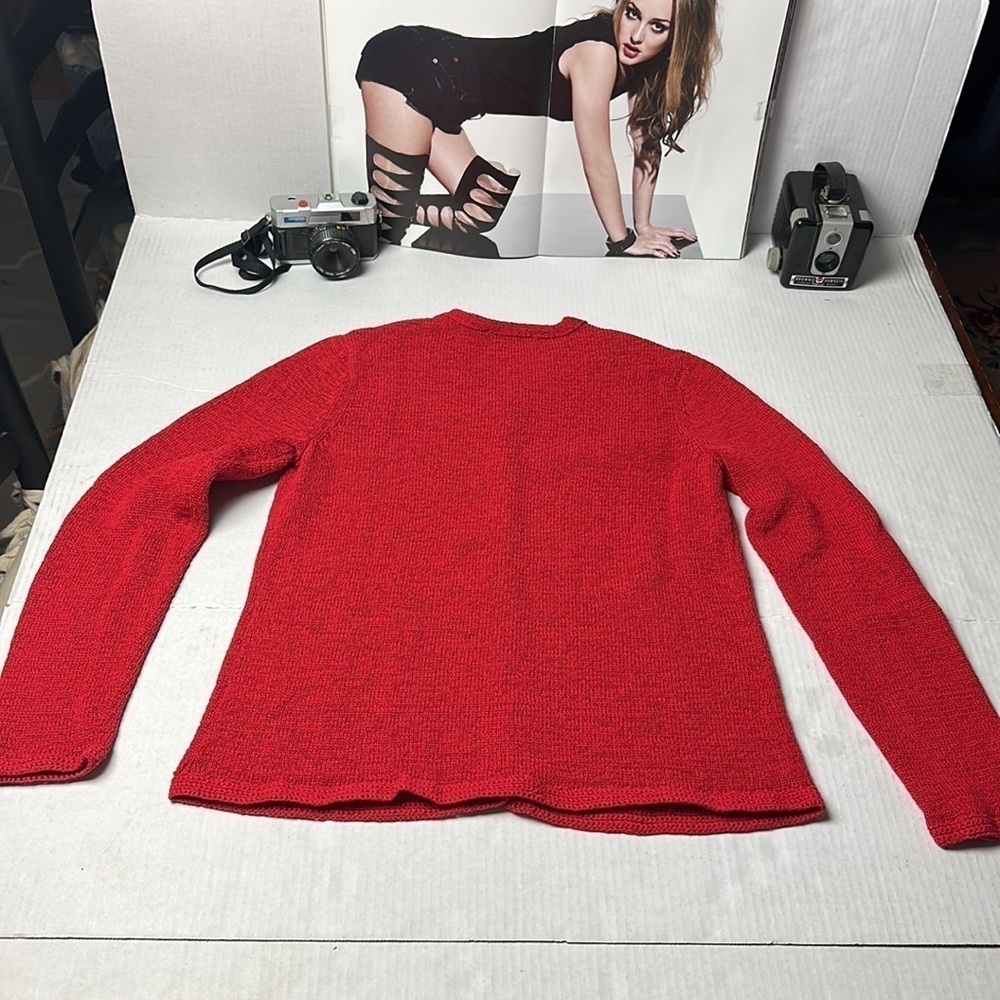 Vintage90’s Pendleton Red Knit Twinset | Cardigan + Shell · Quiet Luxury Capsule - Picture 16 of 16
